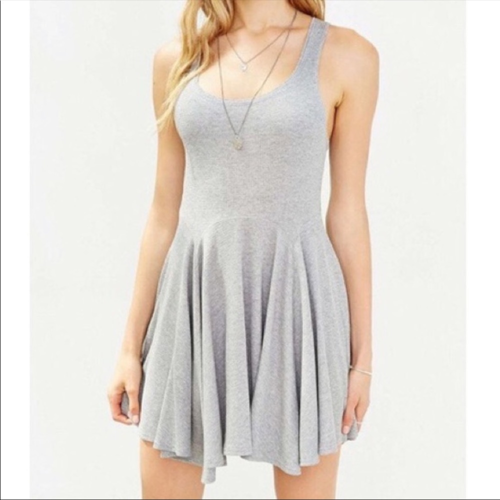 Urban Outfitters BDG Grey Waffle Dress
